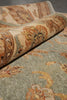 Load image into Gallery viewer, 12 x 12 Feet Sqaure Natural Wool Chobi Peshawar Rug Green #B-78904