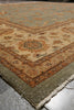 Load image into Gallery viewer, 12 x 12 Feet Sqaure Natural Wool Chobi Peshawar Rug Green #B-78904