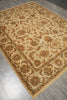 Load image into Gallery viewer, 8 x 10 Neutral Beige Gold Dense Natural Wool Rug #B-72525