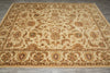 Load image into Gallery viewer, 8 x 10 Neutral Beige Gold Dense Natural Wool Rug #B-72525