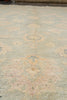 Load image into Gallery viewer, 9.1 x 12 Antique Light Green Chobi Peshawar Rug Handmade Pakistan #F-4236