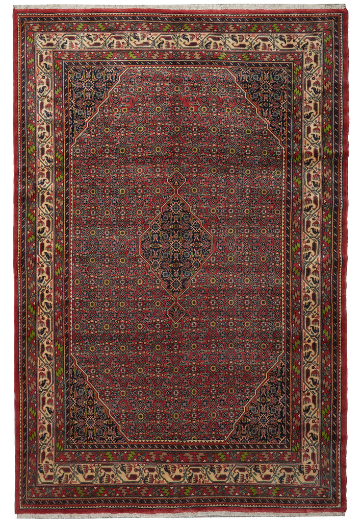 7 x 10 Iran Handmade Persian Bijar Lilihan Rug #B-72312