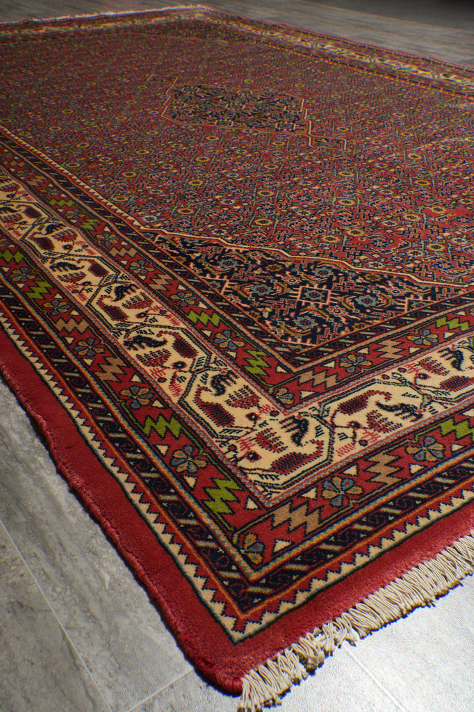 7 x 10 Iran Handmade Persian Bijar Lilihan Rug #B-72312
