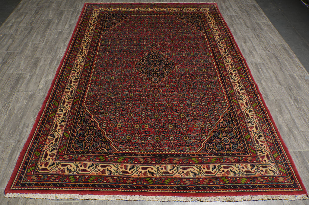 7 x 10 Iran Handmade Persian Bijar Lilihan Rug #B-72312