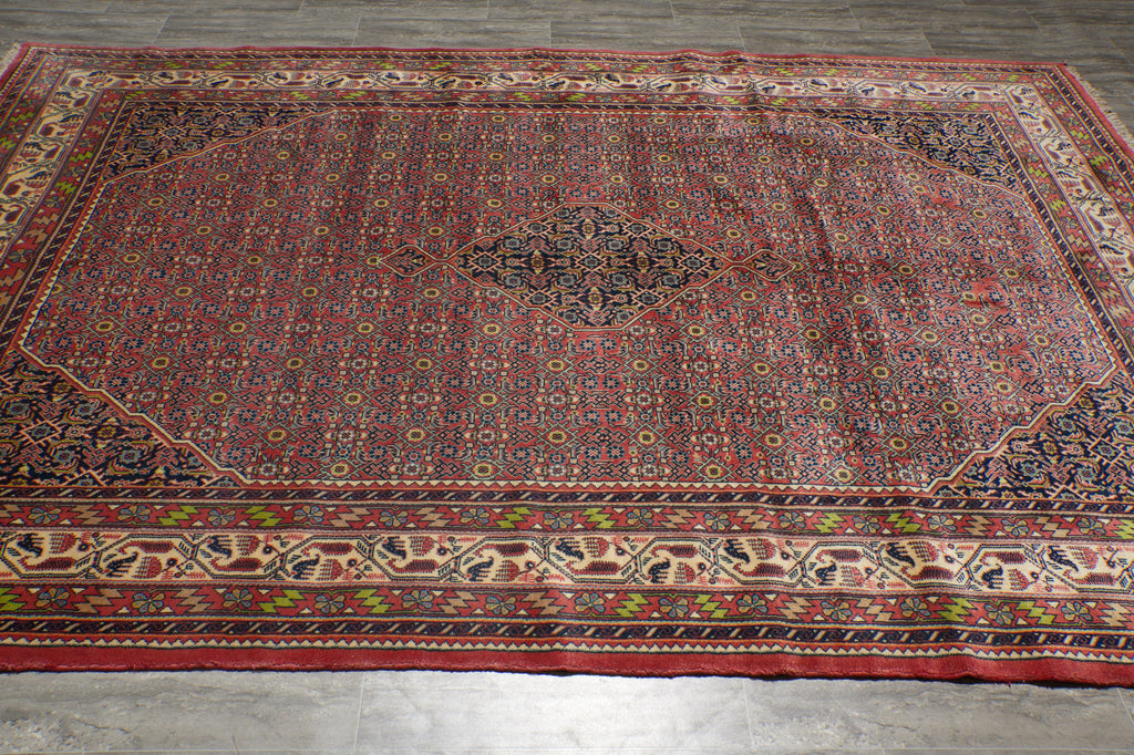 7 x 10 Iran Handmade Persian Bijar Lilihan Rug #B-72312