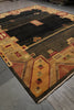 Load image into Gallery viewer, 12 x 14.6 Quality Hand-Knotted Cotemporary Gabbeh Rug Black #PIX-805-30
