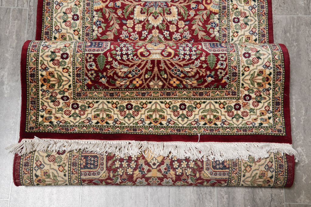2.6 x 10.6 Feet Long Runner Fine Quality Wool Handmade Pakistan Rug #PIX-14938