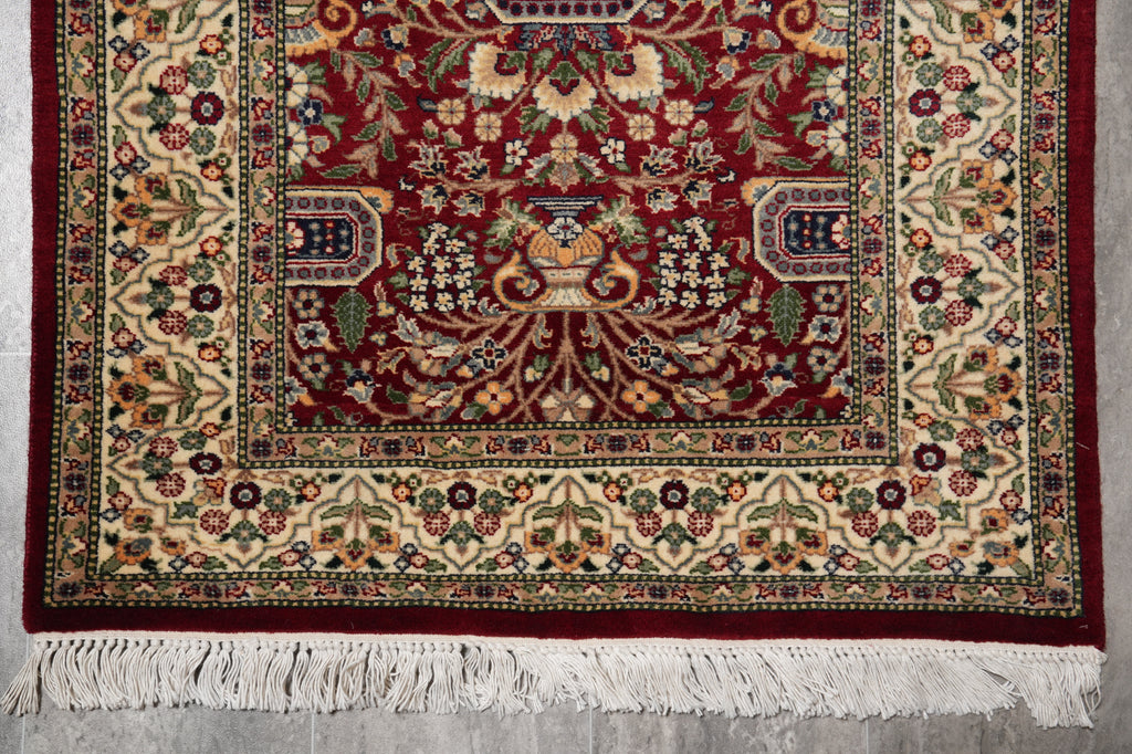 2.6 x 10.6 Feet Long Runner Fine Quality Wool Handmade Pakistan Rug #PIX-14938