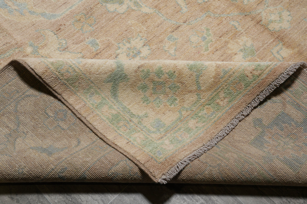 9 x 12 Neutral Warm colors natural Handmade Wool Rug #F-4238