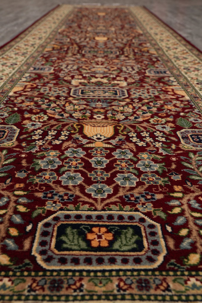 2.6 x 10.6 Feet Long Runner Fine Quality Wool Handmade Pakistan Rug #PIX-14938