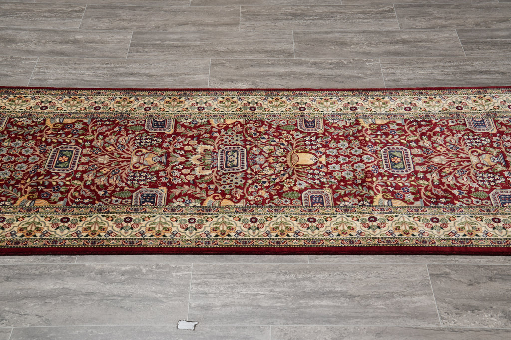 2.6 x 10.6 Feet Long Runner Fine Quality Wool Handmade Pakistan Rug #PIX-14938