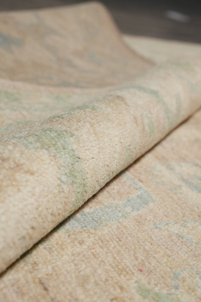 9 x 12 Neutral Warm colors natural Handmade Wool Rug #F-4238