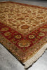 Load image into Gallery viewer, Decorative rug with intricate patterns on a concrete floor