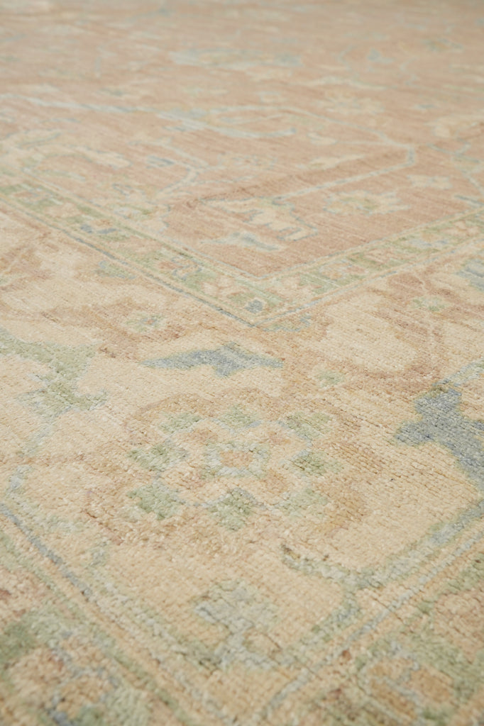 9 x 12 Neutral Warm colors natural Handmade Wool Rug #F-4238