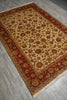 Load image into Gallery viewer, Decorative rug with intricate patterns on a wooden floor