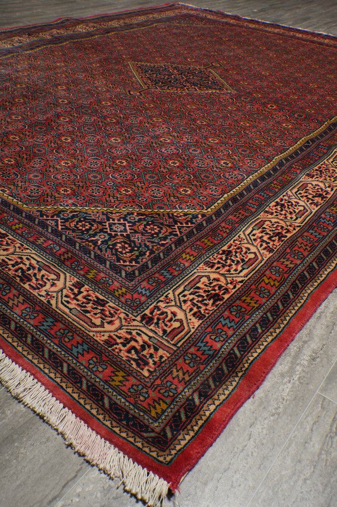 7 x 9.8 Salmon High End Persian Bijar Rug 72734