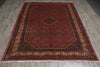 Load image into Gallery viewer, 7 x 9.8 Salmon High End Persian Bijar Rug 72734