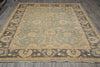 Load image into Gallery viewer, 9 x 11.8 Olive Green Handmade Chobi Peshawar rug #F-4239