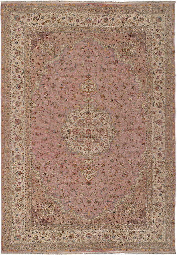 19.6 x 29.6 HANDMADE Amazing Rare Rug Super Fine 500 KPSI Wool and Silk 70 Raj Persian Tabriz Rug Mansion Oversize SIGNED Best of The Best ONE OF A KIND Iran 