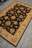 Load image into Gallery viewer, Decorative rug with floral pattern on a wooden floor