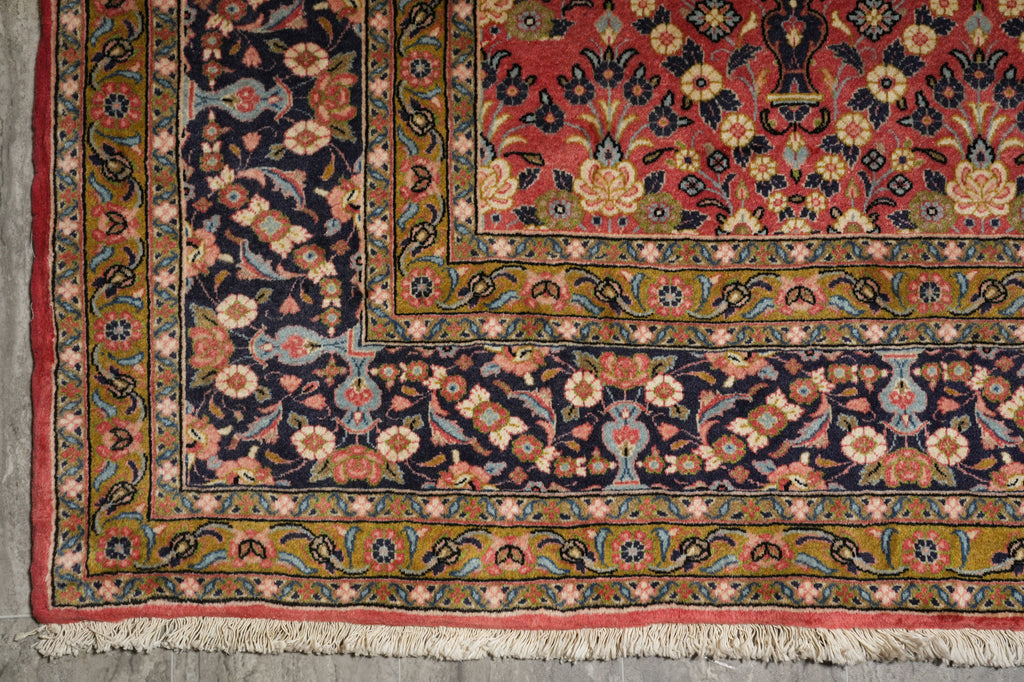7 x 10 Light Salmon Fine Persian Bijar Rug #B-72301