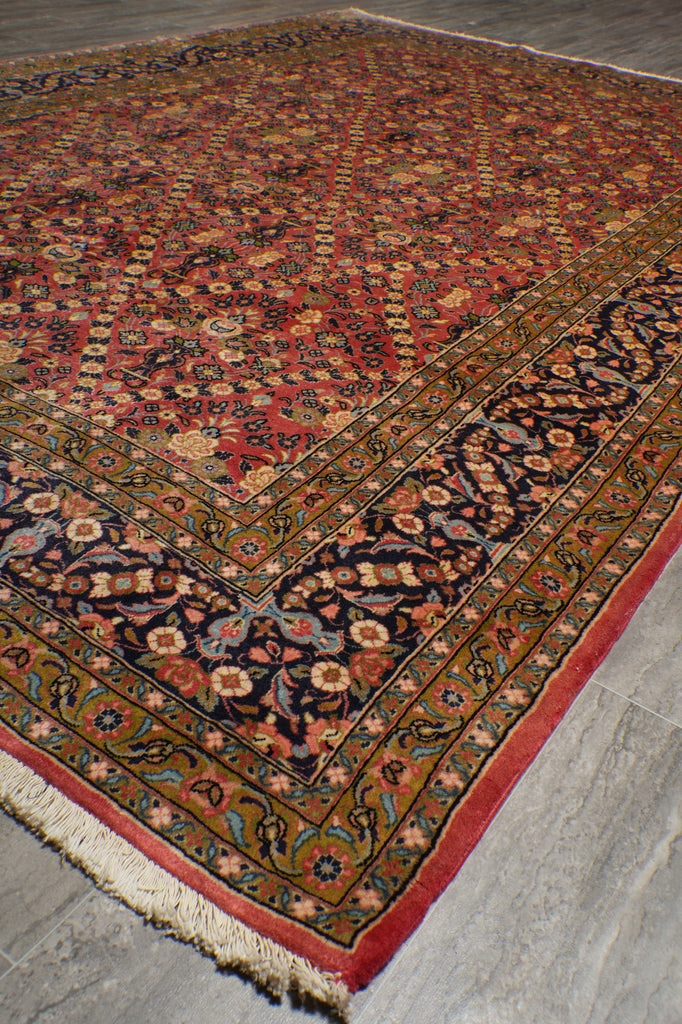 7 x 10 Light Salmon Fine Persian Bijar Rug #B-72301