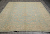 Load image into Gallery viewer, 9 x 11 New Handmade Chobi Peshawar Rug Aqua Blue Green #F-4240