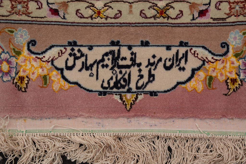 19.6 x 29.6 HANDMADE Amazing Rare Rug Super Fine 500 KPSI Wool and Silk 70 Raj Persian Tabriz Rug Mansion Oversize SIGNED Best of The Best ONE OF A KIND Iran #PIX-11827