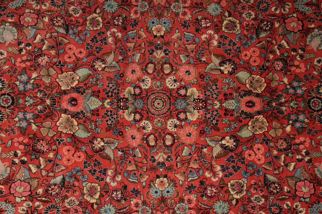 7 x 10.8 Soft Fine Elegant Persian Silky wool Floral Bijar Rug CLEARANCE SALE #B-72364