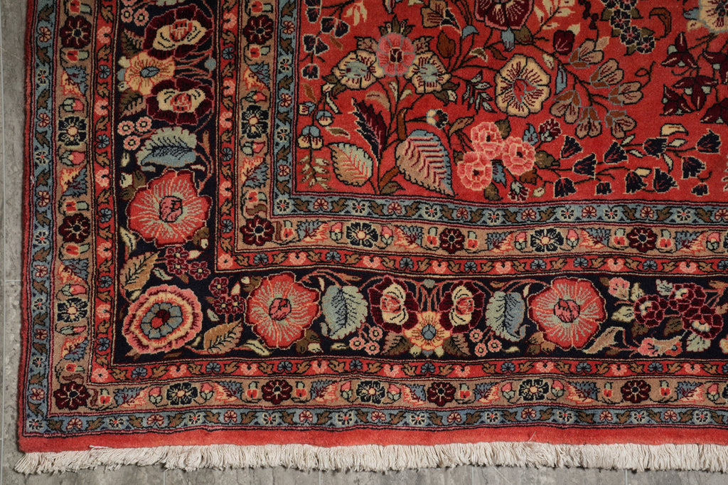 7 x 10.8 Soft Fine Elegant Persian Silky wool Floral Bijar Rug CLEARANCE SALE #B-72364