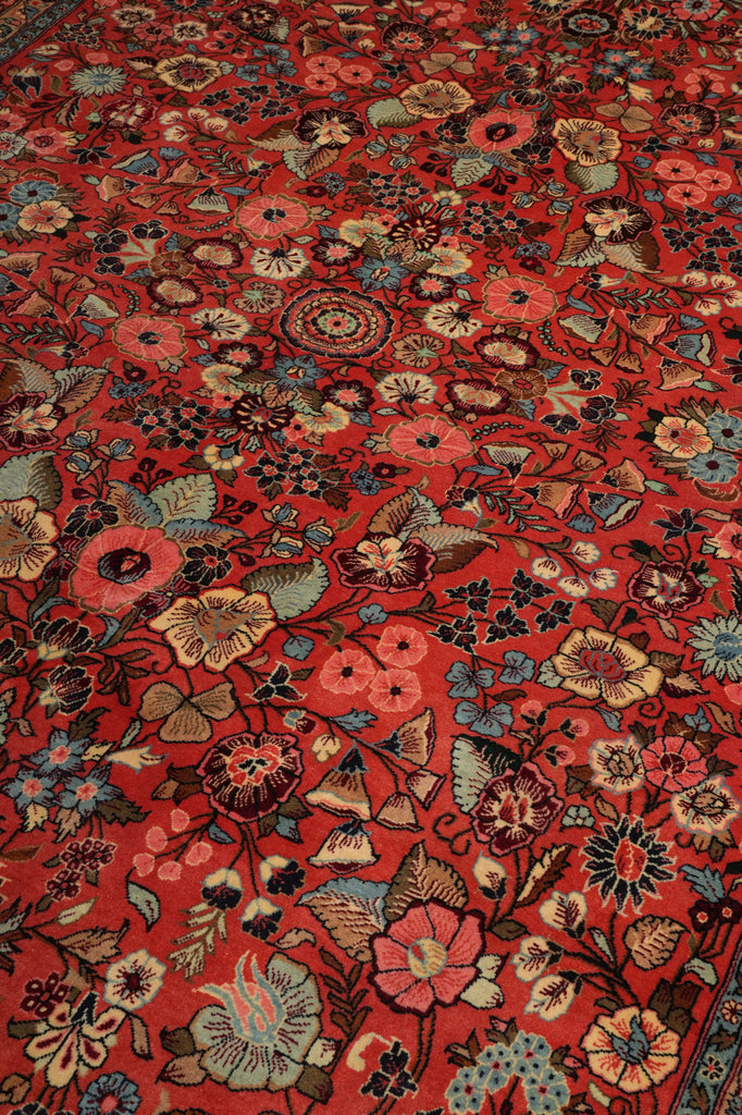 7 x 10.8 Soft Fine Elegant Persian Silky wool Floral Bijar Rug CLEARANCE SALE #B-72364