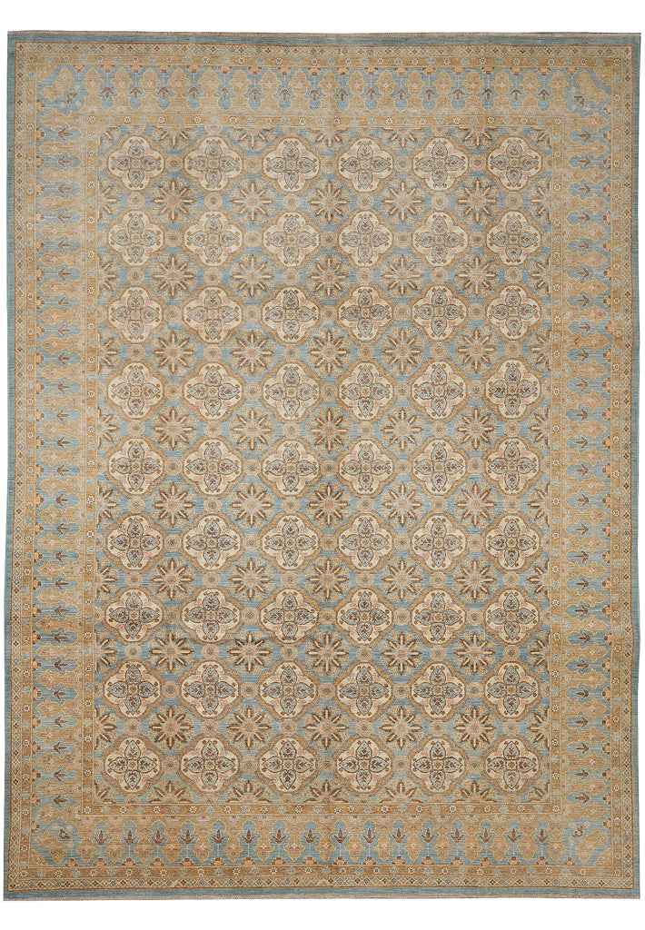 9 x 12.3 Finer Zigler Chobi Peshawar 10/10 Quality Rug Fine Natural Wool #F-4242