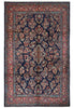 Load image into Gallery viewer, 7 x 10.4 White Ivory Semi Antique Persian Sarouk Rug #B-72243