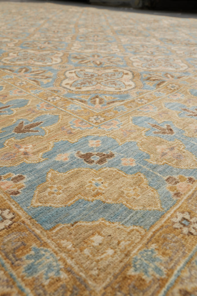 9 x 12.3 Finer Zigler Chobi Peshawar 10/10 Quality Rug Fine Natural Wool #F-4242