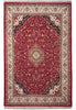 Load image into Gallery viewer, 6.7 x 9.5 Hand-Knotted Jaipur Kashan Rug #PIX-9399