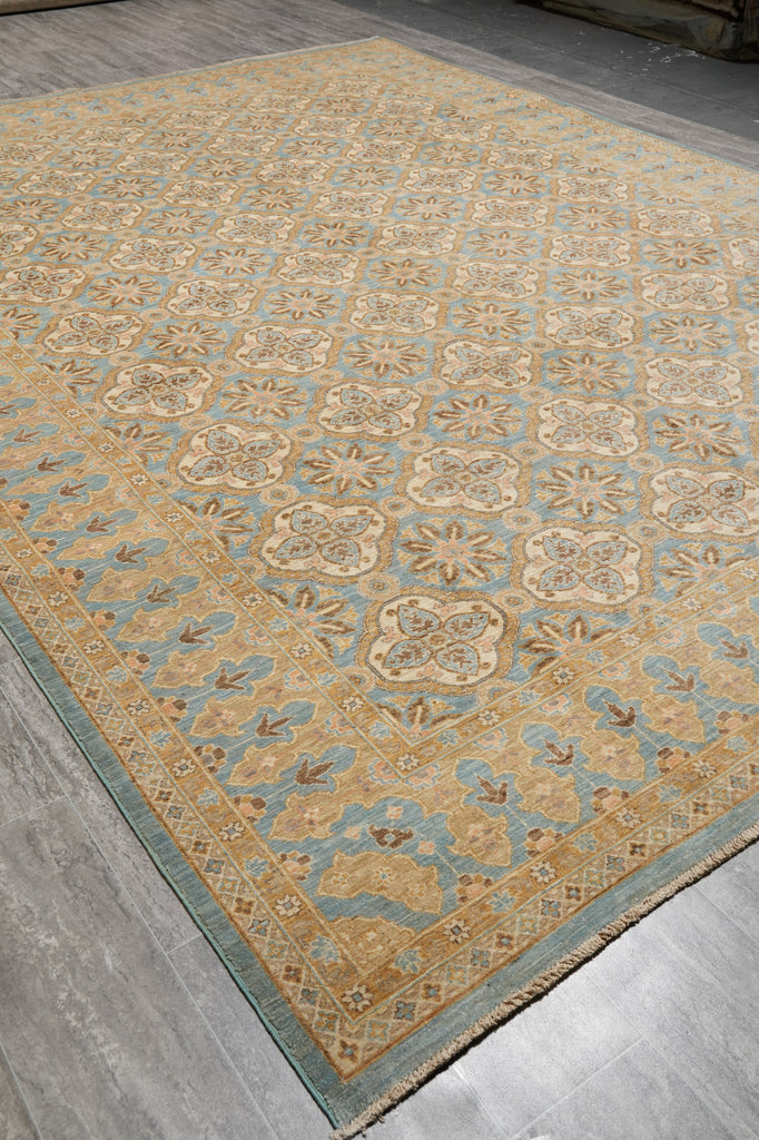 9 x 12.3 Finer Zigler Chobi Peshawar 10/10 Quality Rug Fine Natural Wool #F-4242