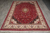 Load image into Gallery viewer, 6.7 x 9.5 Hand-Knotted Jaipur Kashan Rug #PIX-9399