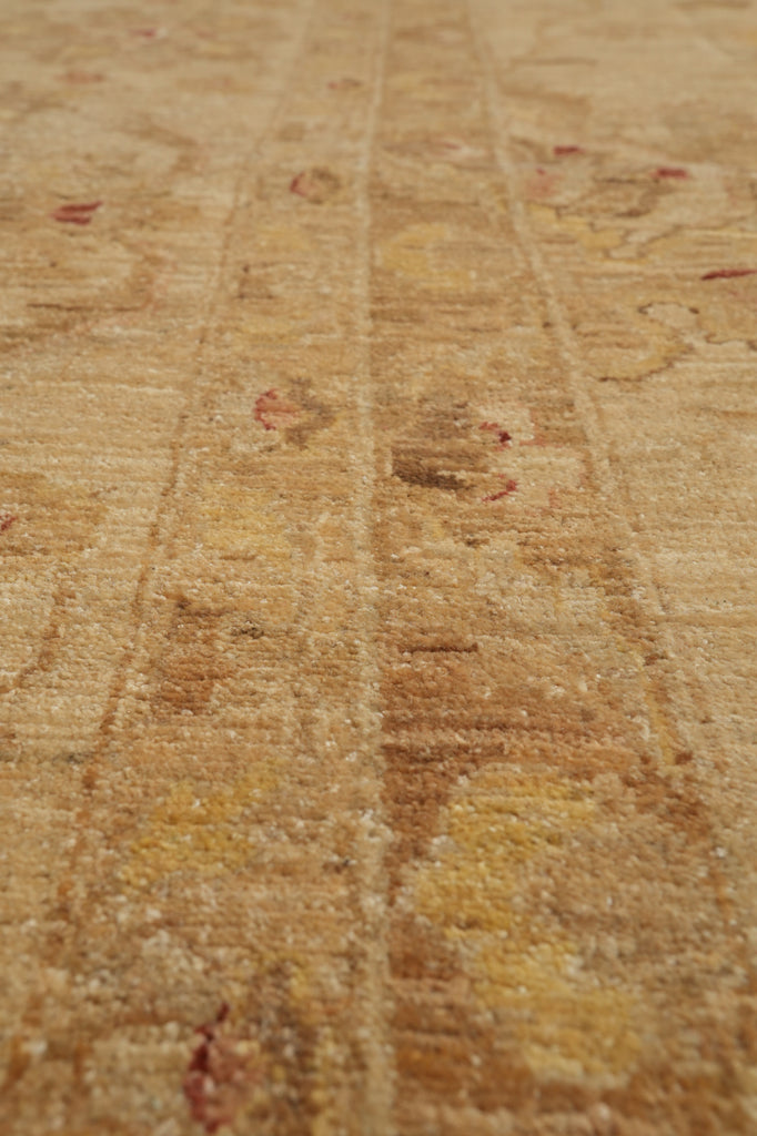 14 x 19.5 Beige Gold Chobi Peshawar Rug Sale #PIX-15453