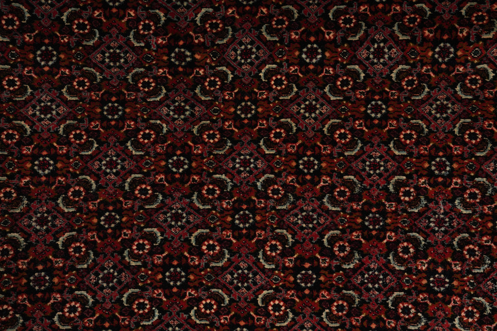 7 x 8.5 Squarish Quality Persian Bijar Rug Royal Blue Herati #B-72377
