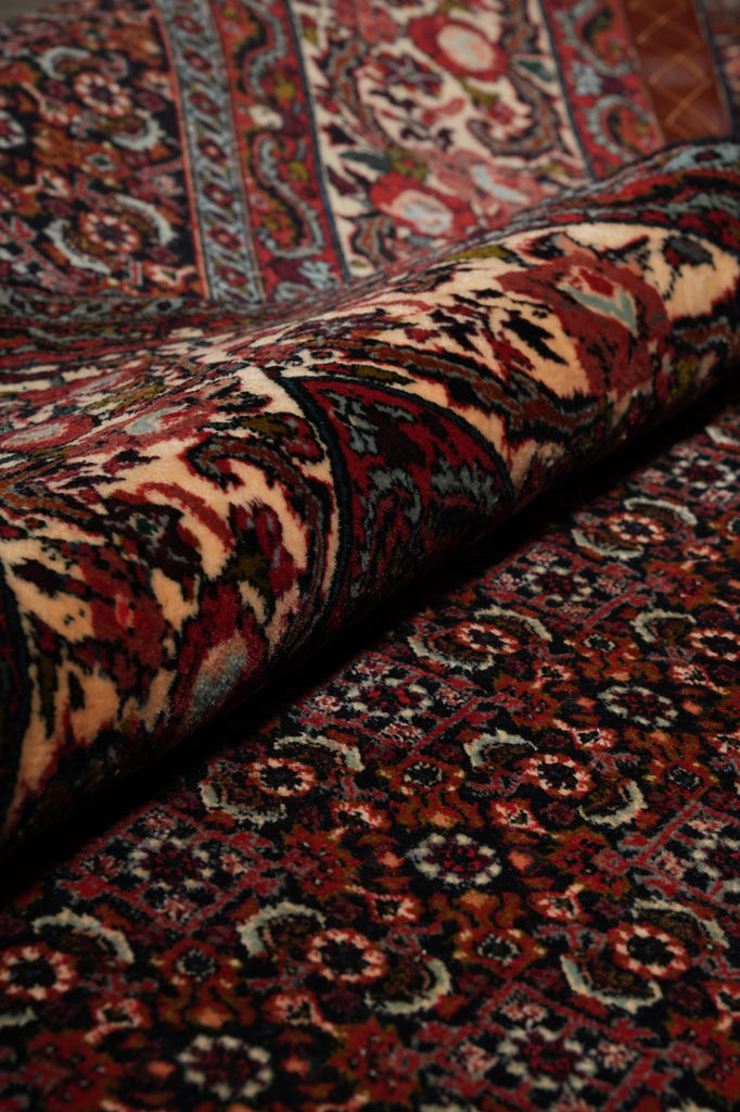 7 x 8.5 Squarish Quality Persian Bijar Rug Royal Blue Herati #B-72377