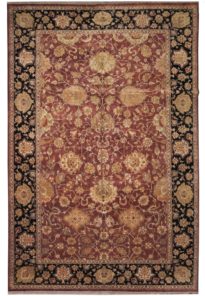 12 x 17.4 Quality Jaipur Rug Rustic Burgundy Black