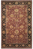 Load image into Gallery viewer, 12 x 17.4 Quality Jaipur Rug Rustic Burgundy Black