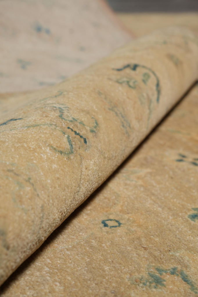 8.8 x 12 Brown Gold Neutral Chobi Peshawar Rug #F-4243