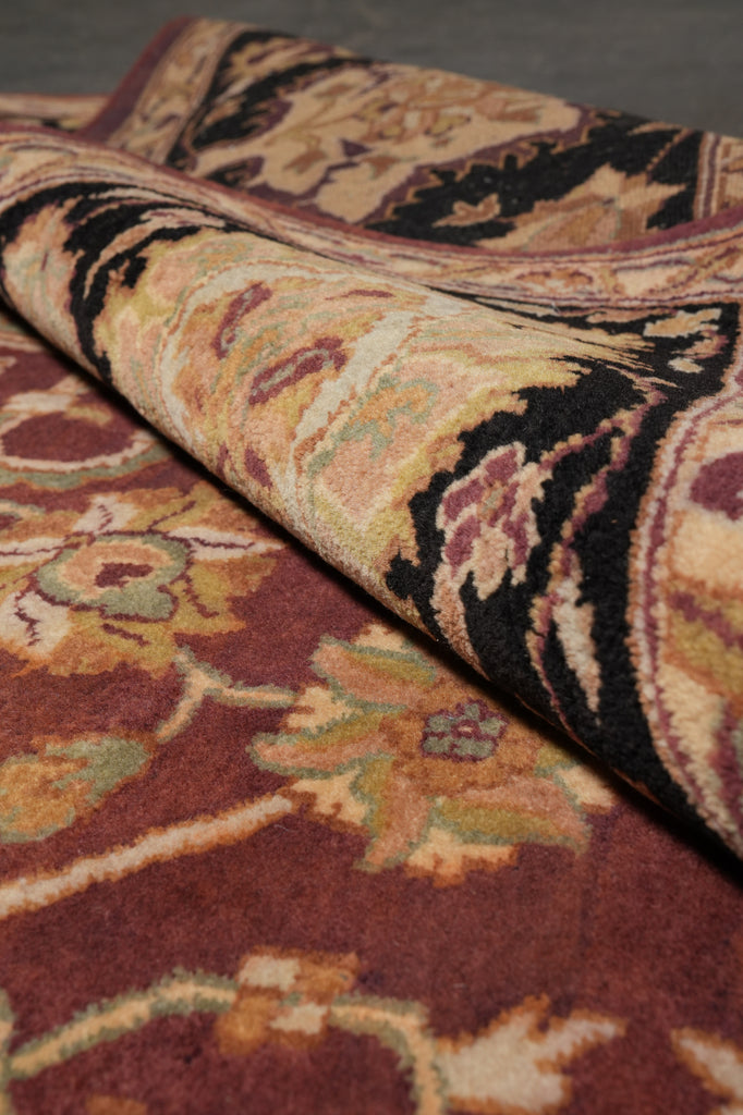 12 x 17.4 Quality Jaipur Rug Rustic Burgundy Black #PIX-10348