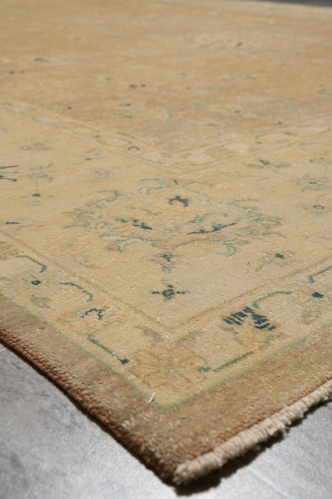 8.8 x 12 Brown Gold Neutral Chobi Peshawar Rug #F-4243