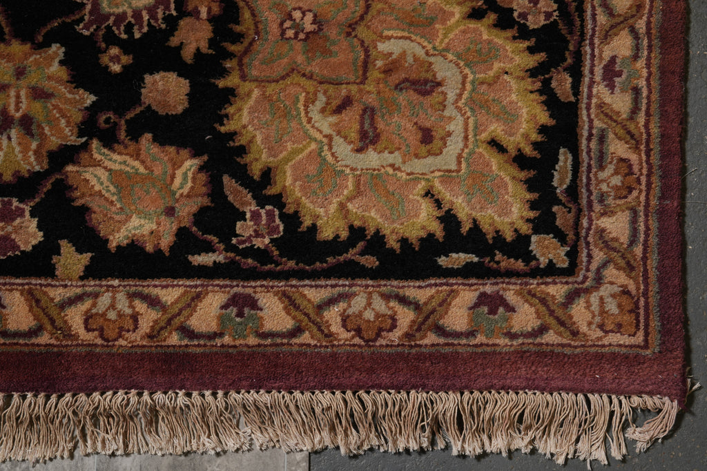 12 x 17.4 Quality Jaipur Rug Rustic Burgundy Black #PIX-10348