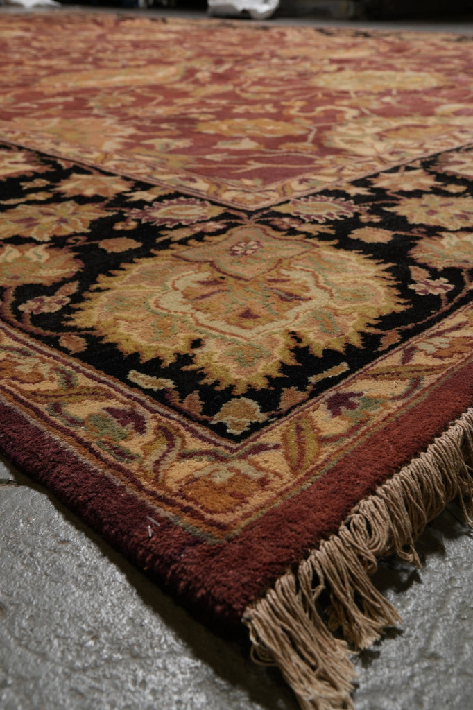 12 x 17.4 Quality Jaipur Rug Rustic Burgundy Black #PIX-10348