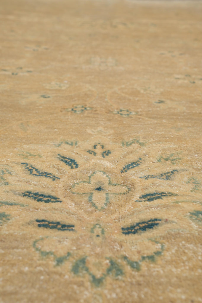 8.8 x 12 Brown Gold Neutral Chobi Peshawar Rug #F-4243