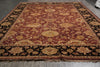 Load image into Gallery viewer, 12 x 17.4 Quality Jaipur Rug Rustic Burgundy Black #PIX-10348