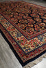 Load image into Gallery viewer, 7 x 10.7 Navy Blue Fine Persian Sarouk Rug #B-72774